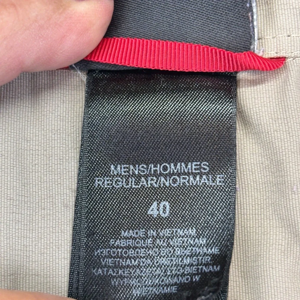 The North Face Men's Cargo Pants 40 x 32 Beige Nylon Lightweight Outdoors Hiking